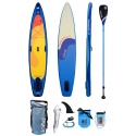 Deska SUP UONE Wanderer 13’2″ ECO 2024 Yellow 401cm /pompka/wiosło/leash