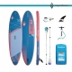 Deska SUP Aquatone Wave Plus 11'0" 335cm /pompka/wiosło/leash