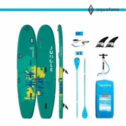 Deska Sup AQUATONE Jungle 13'0" 2+1 multi-person 2024 /pompka/wiosło/leash