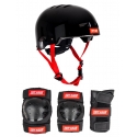 Kask TONY HAWK JNR BLACK +OCHRANIACZE Rower / Rolki