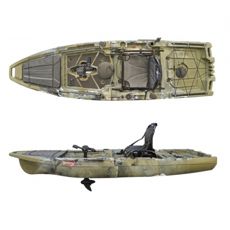 Kajak wędkarski Scorpio Pedal Fish big 95 z pawężą pod silnik